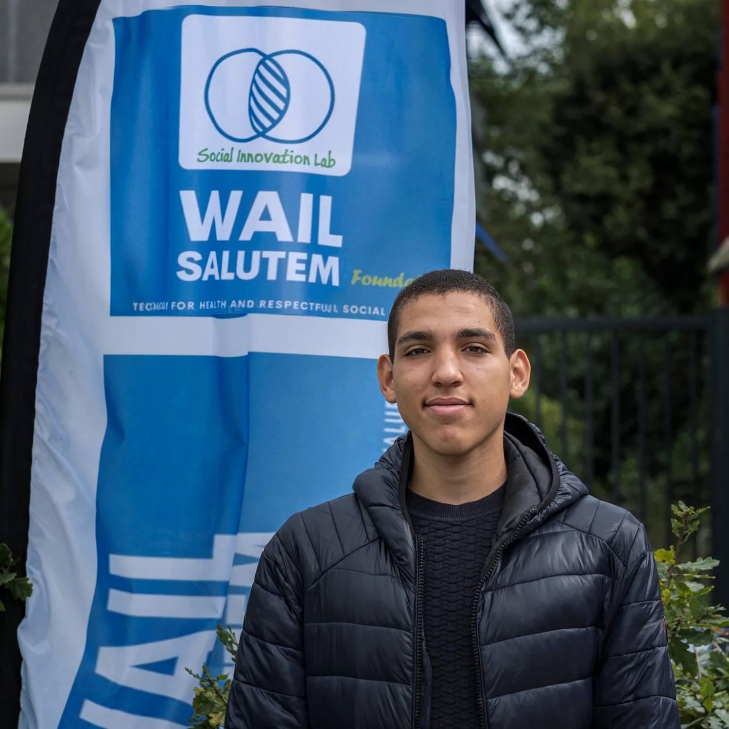 Wail Kherrazi, oprichter van WailSalutem Foundation